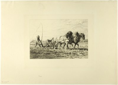 Plöjning av Charles Emile Jacque