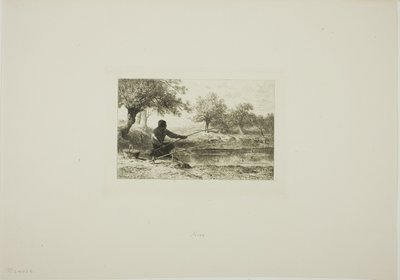 Polfiske av Charles Emile Jacque