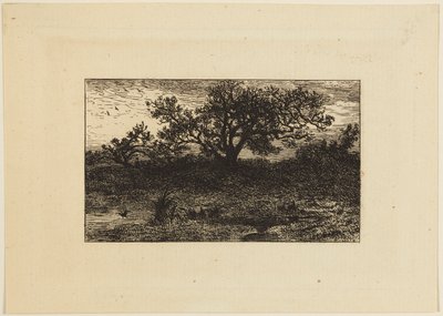 Skriva ut av Charles Emile Jacque