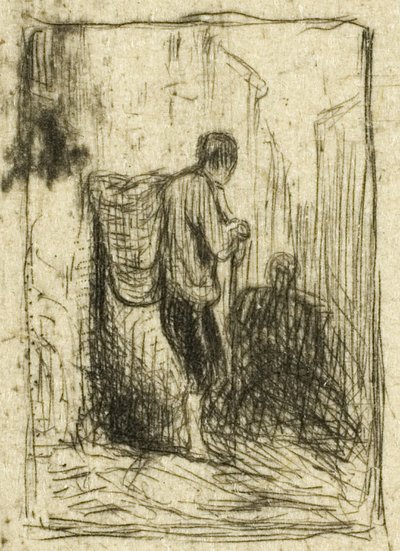 Rag-Picker av Charles Emile Jacque