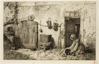 Bryggeripiga av Charles Emile Jacque