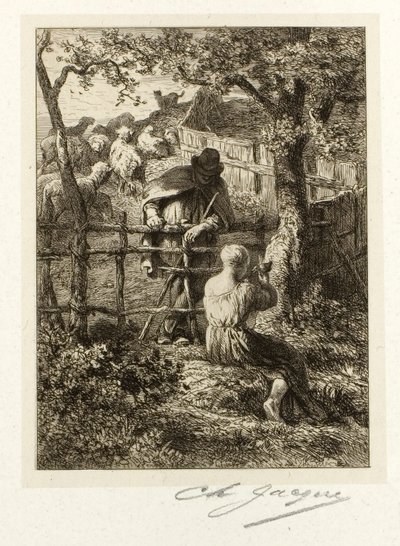 Sommar av Charles Emile Jacque