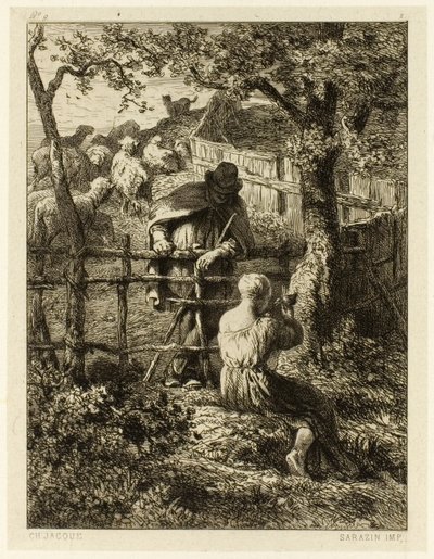 Sommar av Charles Emile Jacque