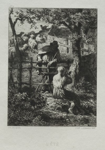 Sommardag av Charles Emile Jacque