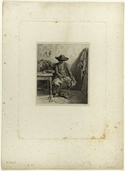Den trasiga krukan av Charles Emile Jacque
