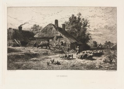 Hamleten av Charles Emile Jacque