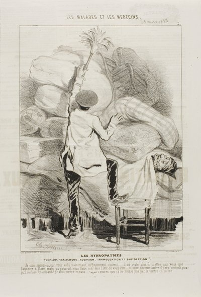 The Hydropaths: Third Treatment (platta 3) av Charles Emile Jacque