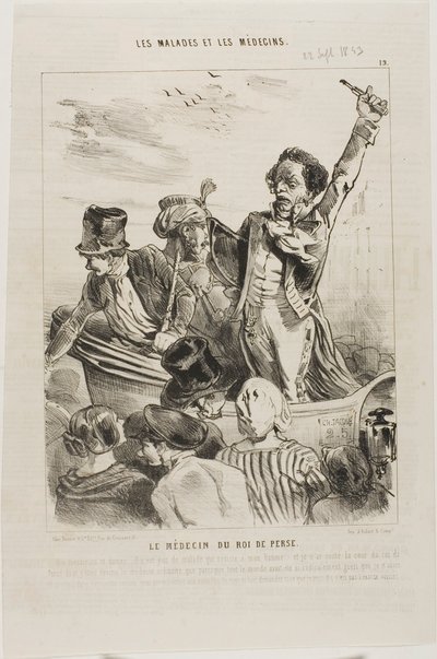 Kungen av Persiens läkare (plansch 19) av Charles Emile Jacque