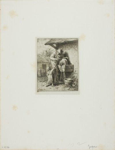 Knivsliparen av Charles Emile Jacque