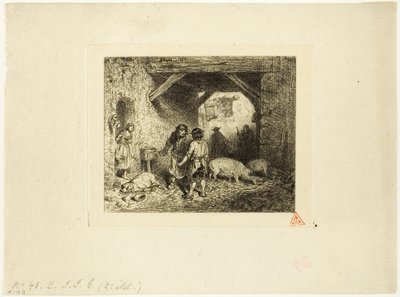 Grisslaktarna av Charles Emile Jacque