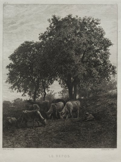 Vilan. av Charles Emile Jacque