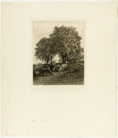 Resten av Charles Emile Jacque