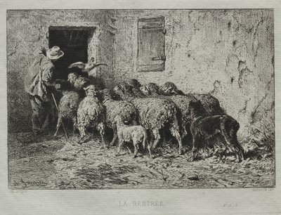 Returen av Charles Emile Jacque