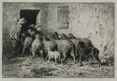 Returen av Charles Emile Jacque