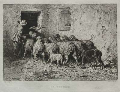 Returen. av Charles Emile Jacque