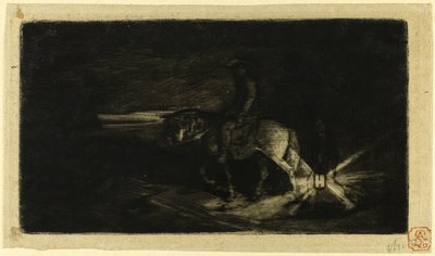 Ryttaren av Charles Emile Jacque