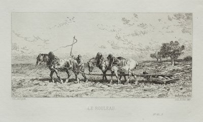 Rullen, 1868. av Charles Emile Jacque