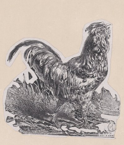 Tuppen, ca. 1853. av Charles Emile Jacque