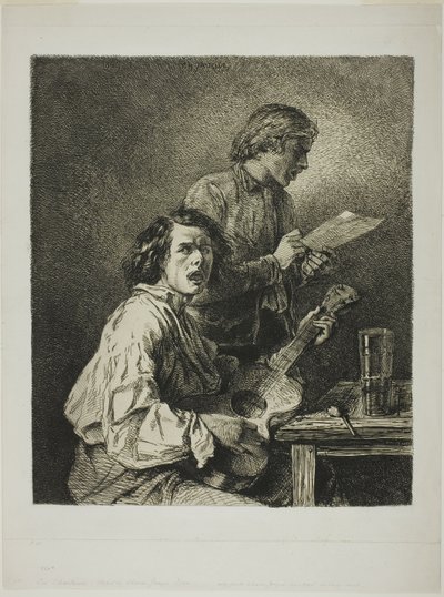 Sångarna av Charles Emile Jacque