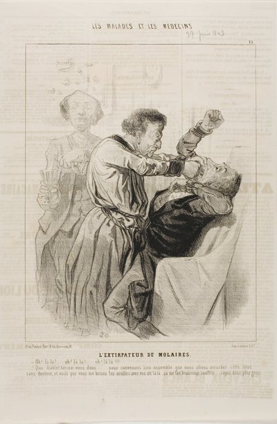 Tanddragaren (skylt 15) av Charles Emile Jacque