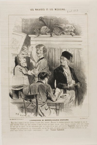 Det oönskade uttrycket av tacksamhet (skylt 22) av Charles Emile Jacque