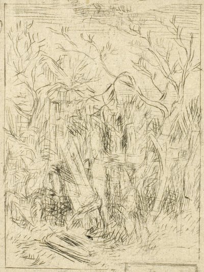 Namnlös (Landskap) av Charles Emile Jacque