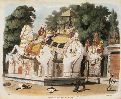 Infödingarna hyllar sin härskare, graverad av Thomas Medland (1755-1823) 1803 av Charles Emilius Gold