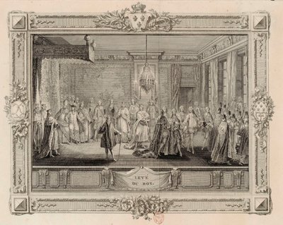 Levé du Roy Dammen av kung Ludvig XVI, 1774-1775. av Charles Emmanuel Patas