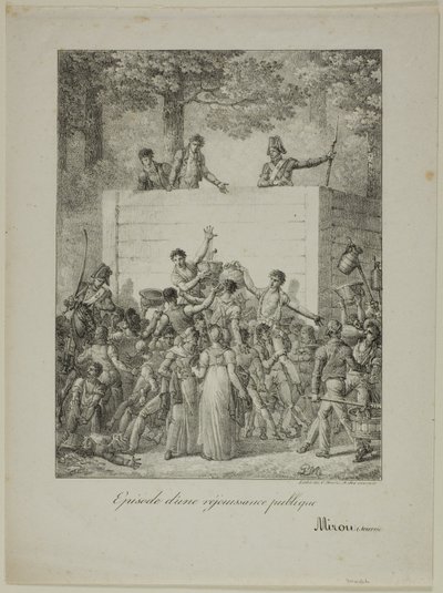 Offentlig glädje av Charles Etienne Pierre Motte