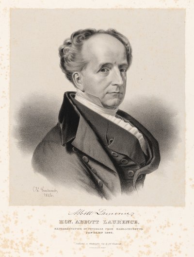 Abbott Lawrence av Charles Fenderich