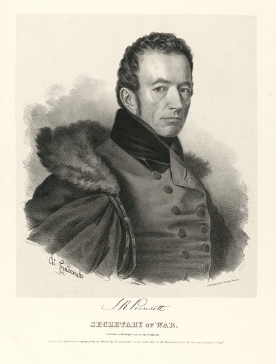 Joel Roberts Poinsett av Charles Fenderich