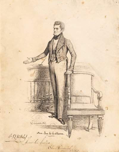 John C. Calhoun av Charles Fenderich
