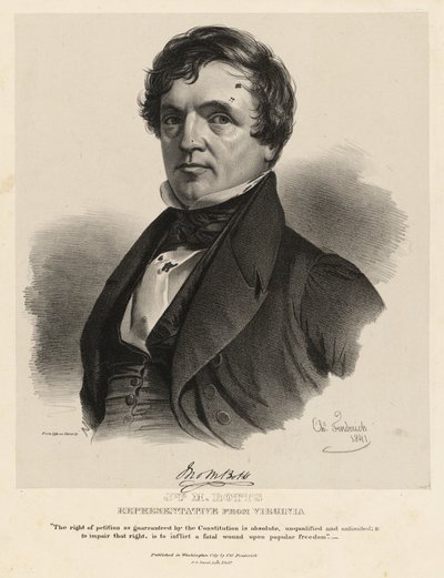 John Minor Botts av Charles Fenderich