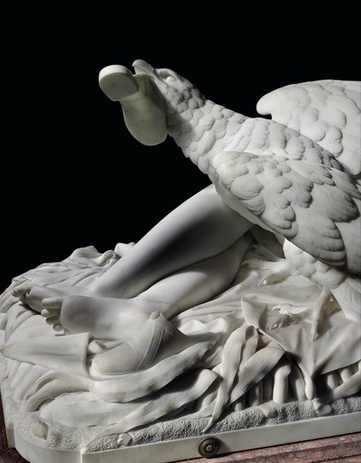En figur av Rhodopis i naturlig storlek på sockel, 1862 av Charles Francis Fuller