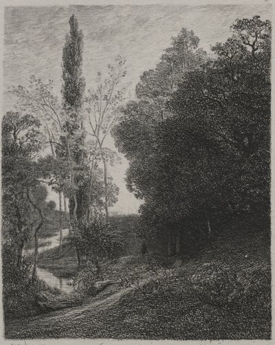 Banken av floden Cousin av Charles Francois Daubigny