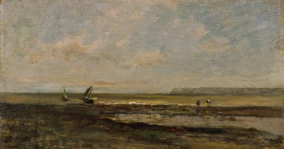 Strandscen av Charles Francois Daubigny