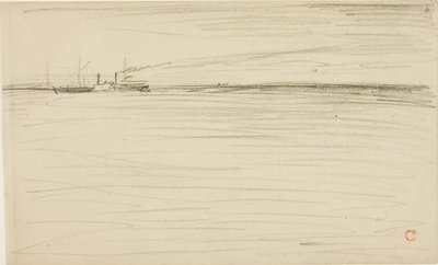 Korsar kanalen av Charles Francois Daubigny