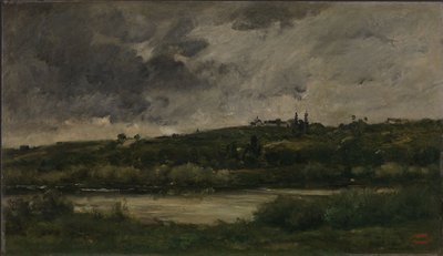 Flodlandskap av Charles Francois Daubigny