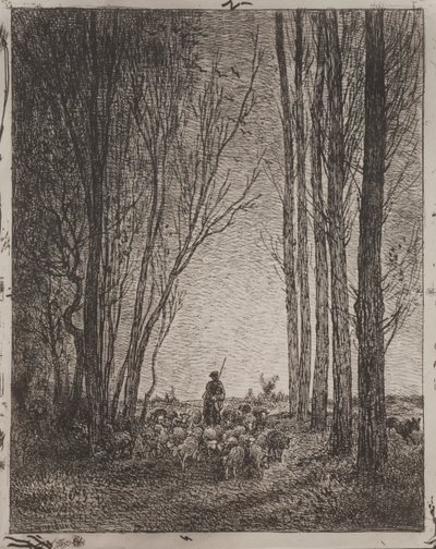 Samling i flocken av Charles Francois Daubigny