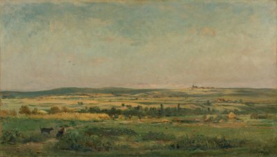 spannmålsskörd av Charles Francois Daubigny