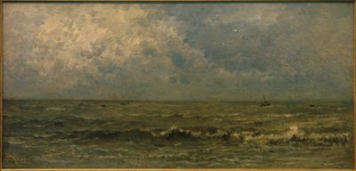 Havet, grått väder av Charles Francois Daubigny