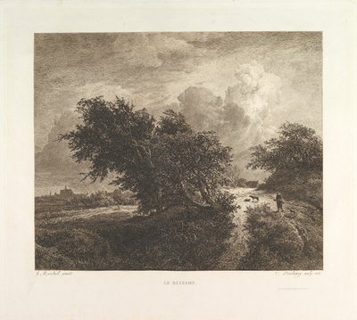 The Bush, 1855. av Charles Francois Daubigny