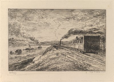 The Departure The Return, från The Boat Trip, 1861. av Charles Francois Daubigny