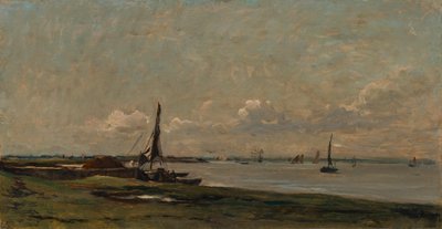 Themsens mynning av Charles Francois Daubigny