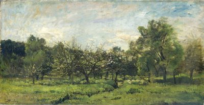 Fruktträdgård av Charles Francois Daubigny