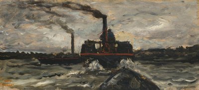 Flodbåt, ca 1860 av Charles Francois Daubigny