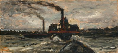 Flodbåt, ca. 1860. av Charles Francois Daubigny