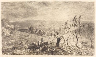 Soluppgång av Charles Francois Daubigny