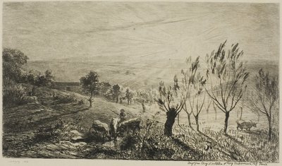 Soluppgång av Charles Francois Daubigny