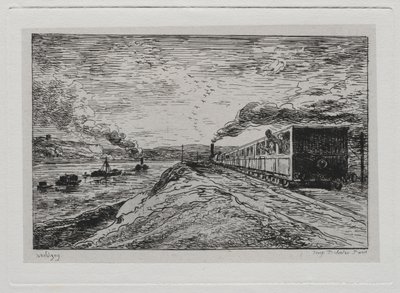 Båtresan: Avgången (Återresan) av Charles Francois Daubigny